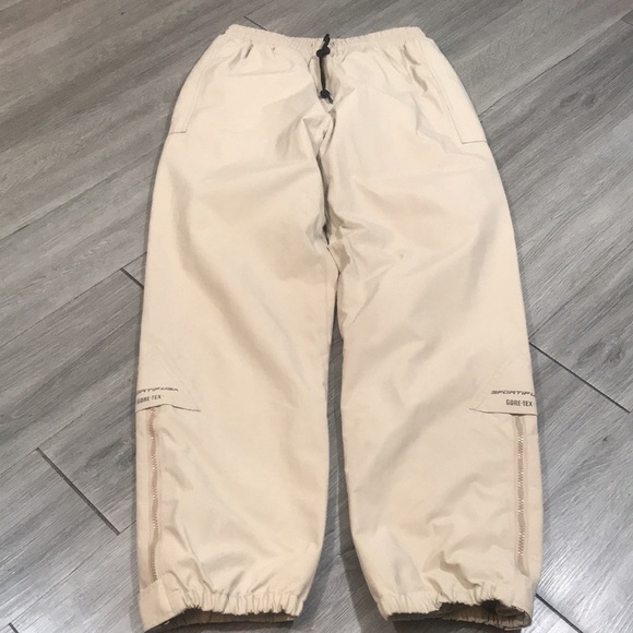Sportif Vintage Gore-Tex Khaki Pull-On Drawstring Pants size S - Picture 3 of 10